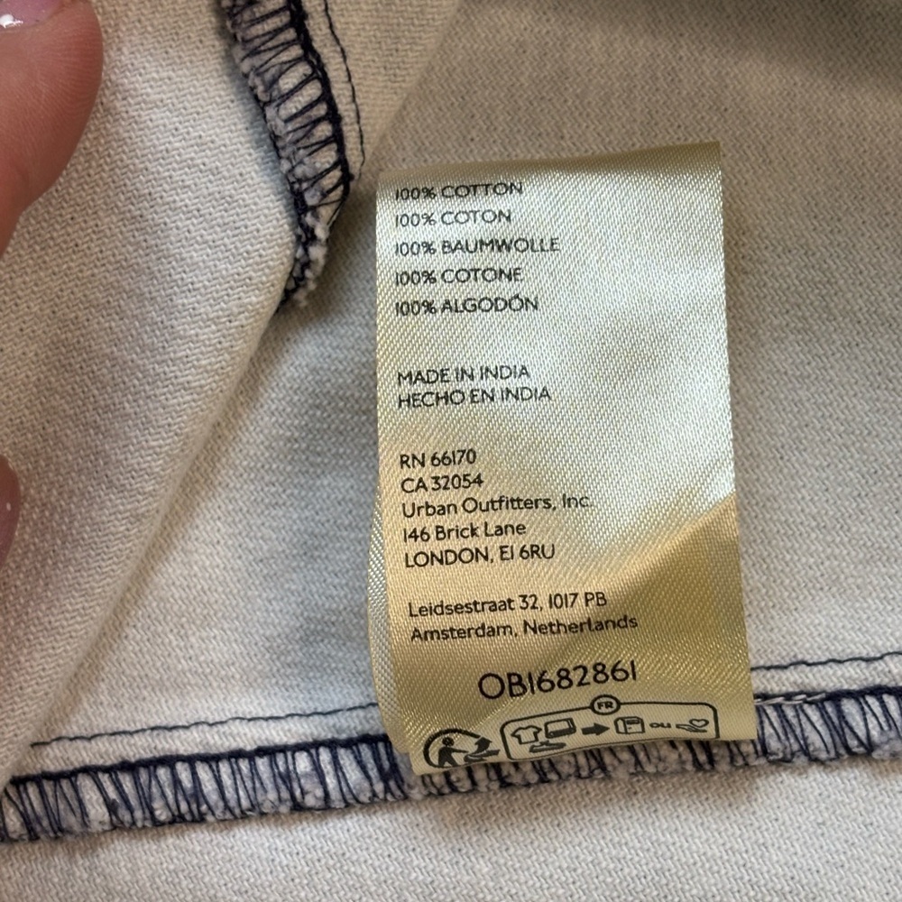 Free People Lua Bed Jacket – Indigo Floral – NWT – Size Small - Picture 8 of 8